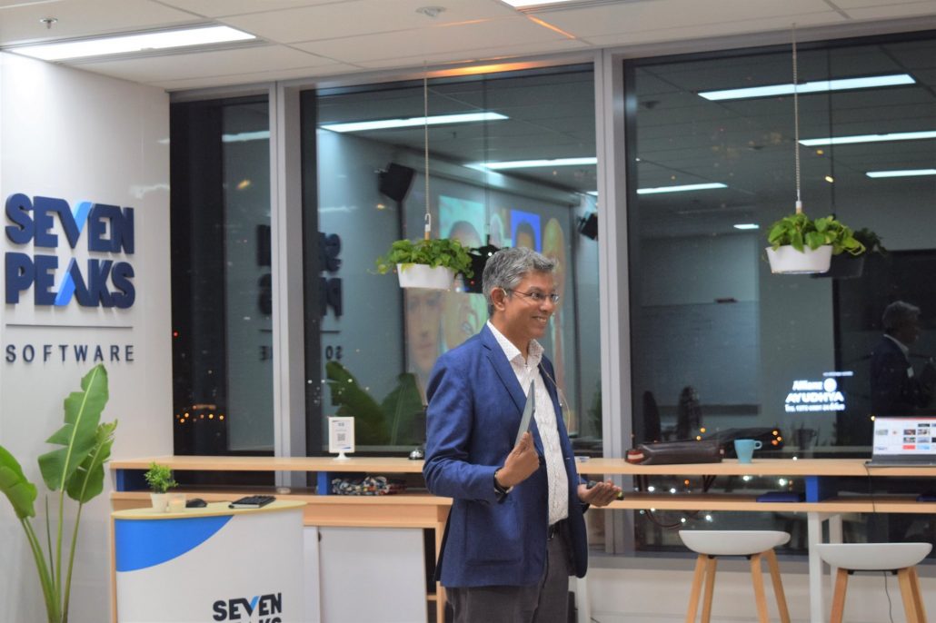 Our MD, Ragil Ratnam spoke about inspirational leadership in the post COVID era on Tuesday 29 September, the Thai-Norwegian Chamber of Commerce organised the evening talk: Inspirational Leadership in post-COVID time event at the Seven Peaks Software office.